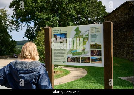 Shibden Hall, West Yorkshire, ehemaliges Haus von 'Gentleman Jack'Anne Lister Stockfoto