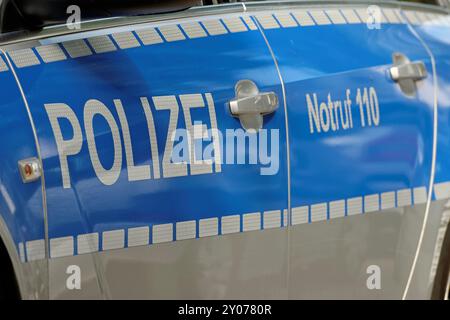 Polizei-Auto Stockfoto