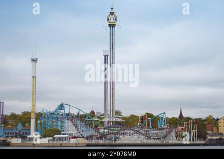 Vergnügungspark in Stockholm, Schweden, Europa Stockfoto