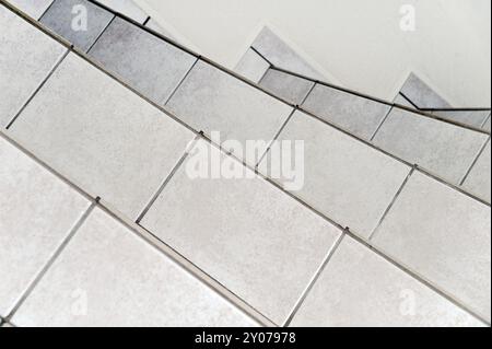 Treppe in einem Wohnhaus Stockfoto