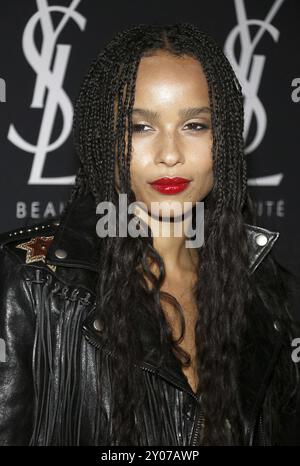 Zoe Kravitz bei Zoe Kravitz feiert ihre neue Rolle mit Yves Saint Laurent Beauty, die am 18. Mai 2 im Gibson Brands Sunset in West Hollywood, USA, stattfindet Stockfoto