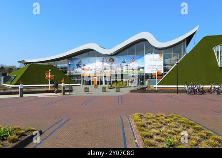 Haag, Niederlande, 8. April 2016: Eintritt in Madurodam, Holland Miniaturpark und Touristenattraktion in den Haag, Niederlande Stockfoto