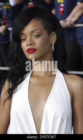 Rihanna bei der Premiere von „Battleship“ in Los Angeles am 10. Mai 2012 im Nokia Theatre L.A. Live in Los Angeles, USA Stockfoto