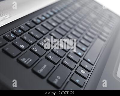 Laptop Computer Tastatur Nahaufnahme Stockfoto