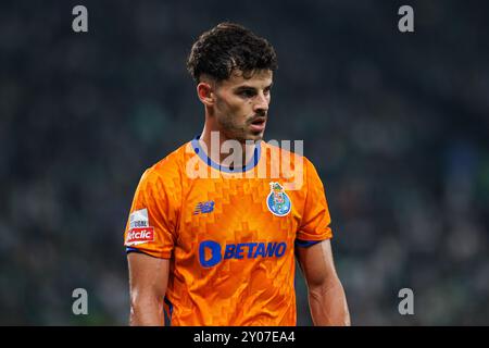 ZE Pedro während des Spiels der Liga Portugal zwischen den Teams des Sporting CP und des FC Porto im Estadio Jose Alvalade (Maciej Rogowski) Stockfoto