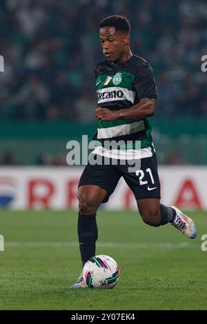 Geny Catamo während des Spiels der Liga Portugal zwischen den Teams des Sporting CP und des FC Porto im Estadio Jose Alvalade (Maciej Rogowski) Stockfoto