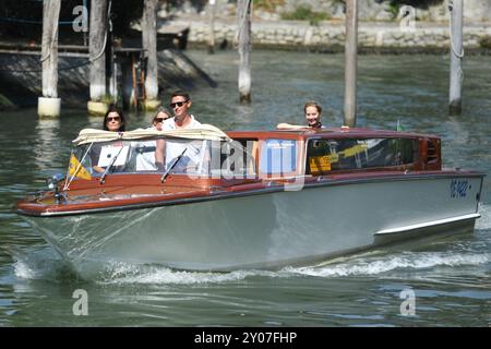 Venedig, Italien. 31. August 2024. Amy Ryan kam am 1. September 2024 im Casino als Teil des 81. Internationalen Filmfestivals von Venedig in Venedig an. Foto: Aurore Marechal/ABACAPRESS. COM Credit: Abaca Press/Alamy Live News Stockfoto