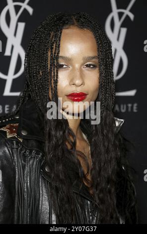 Zoe Kravitz bei Zoe Kravitz feiert ihre neue Rolle mit Yves Saint Laurent Beauty, die am 18. Mai 2 im Gibson Brands Sunset in West Hollywood, USA, stattfindet Stockfoto