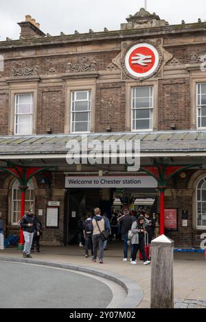 Bahnhof Chester, Newtown Chester Stockfoto