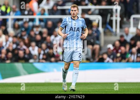 Newcastle, Großbritannien. September 2024. Dejan Kulusevski von Tottenham Hotspur während des Premier League Spiels Newcastle United gegen Tottenham Hotspur im St. James's Park, Newcastle, Vereinigtes Königreich, 1. September 2024 (Foto: Mark Cosgrove/News Images) in Newcastle, Vereinigtes Königreich am 1. September 2024. (Foto: Mark Cosgrove/News Images/SIPA USA) Credit: SIPA USA/Alamy Live News Stockfoto