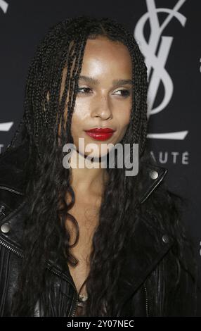 Zoe Kravitz bei Zoe Kravitz feiert ihre neue Rolle mit Yves Saint Laurent Beauty, die am 18. Mai 2 im Gibson Brands Sunset in West Hollywood, USA, stattfindet Stockfoto