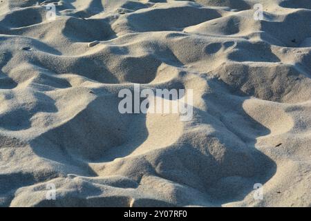 Sand am Ostseestrand in Kühlungsborn Stockfoto