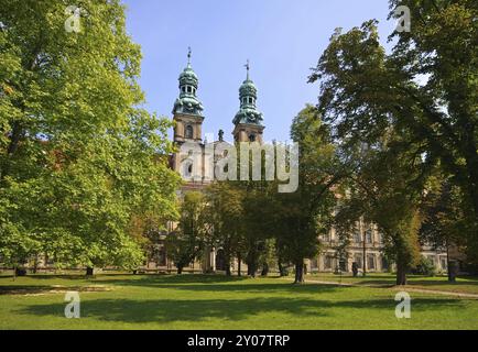 Kloster Leubus in Schlesien, Kloster Lubiaz barocco in Niederschlesien, Polen, Europa Stockfoto