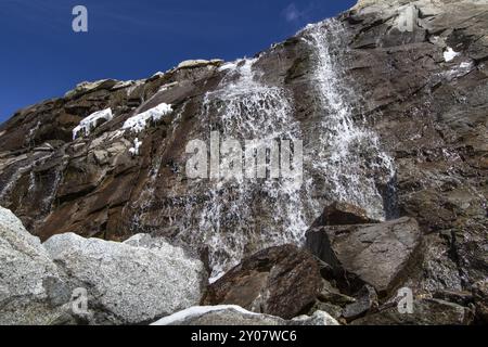 Wasserfall in der Südtiroler Berge Stockfoto