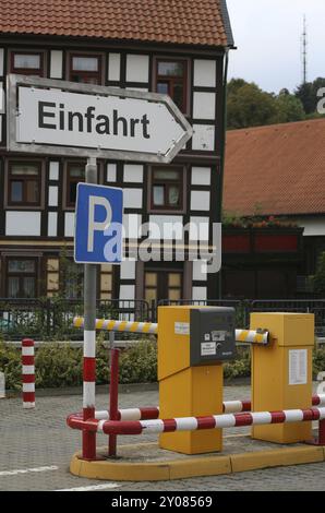 Parkplatz Stockfoto