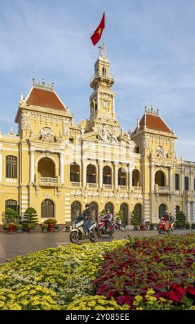 Ho Chi Minh City Hall, Saigon, Vietnam, Asien Stockfoto