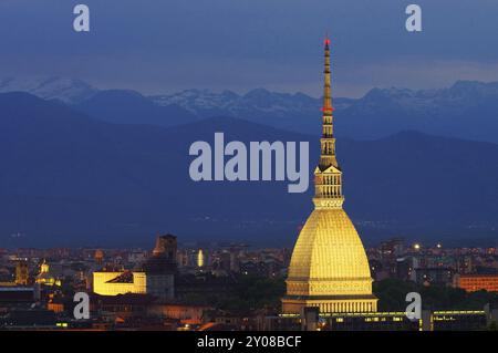 Turin Mole Antonelliana 01 Stockfoto