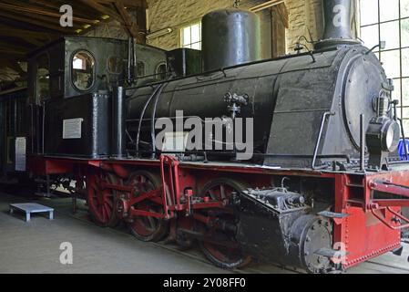 Europa, Deutschland, Aumuehle, Holstein, Herzogtum Lauenburg, Metropolregion Hamburg, Aumuehle-Motorschuppen-Museumsbahn, Nebenbahnausschreibung Stockfoto