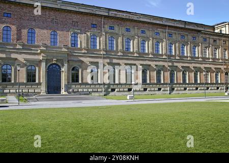 Alte Pinakothek in München, Teilansicht Stockfoto