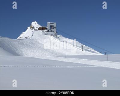 Scex Rouge, Glacier de Diableretes im Winter Stockfoto