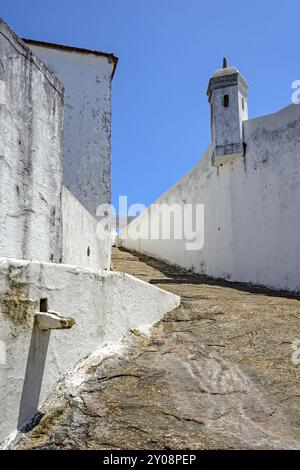 Historischen Festung von Santa Cruz in der Stadt Niteroi, verantwortlich für die Aufsicht über die Eingabe der Guanabara-Bucht in Rio De Janeiro war Stockfoto