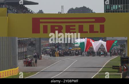 Monza, Italien. September 2024. Monza- F1 Italien Grand Prix 2024&#XA;Formel 1 &#XA;Monza Formel 1 Rennen 2024 Credit: Independent Photo Agency Srl/Alamy Live News Stockfoto