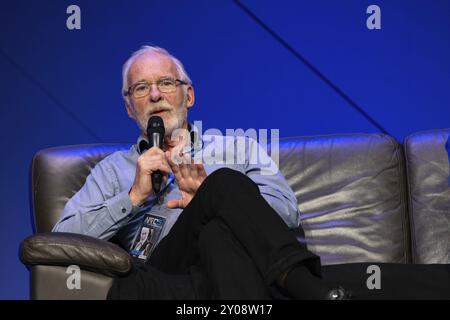 FÜRTH, Deutschland, 22. September 2018: Ian McElhinney (*1948, irischer Schauspieler und Regisseur Barristan Selmy in Game of Thrones, Morgan Monroe in the Herbstes, Stockfoto