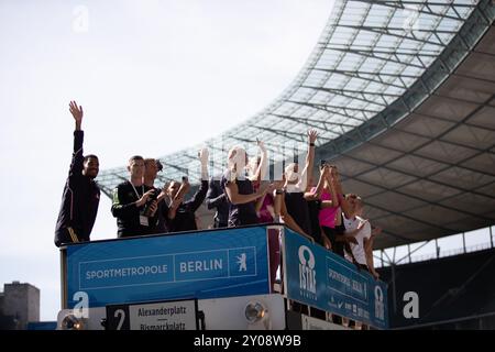 01. September 2024, Berlin, Deutschland, Leichtathletik, ISTAF Outdoor Berlin, leichtathletik-Treffen am 1. September 2024 im Olympiastadion in Berlin, Credit: Felix Wolf/ Alamy Live News Stockfoto