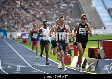 01. September 2024, Berlin, Deutschland, Leichtathletik, ISTAF Outdoor Berlin, leichtathletik-Treffen am 1. September 2024 im Olympiastadion in Berlin, Credit: Felix Wolf/ Alamy Live News Stockfoto