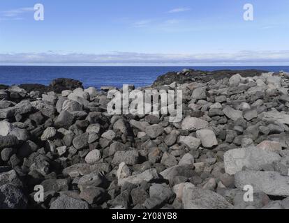 Küstenlandschaft Oendverðarnis Leuchtturm auf der Halbinsel Snaefellsnes in Island Stockfoto