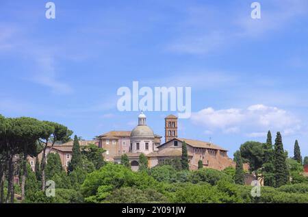 Rom Santi Giovanni e Paolo, Rom Santi Giovanni e Paolo 04 Stockfoto