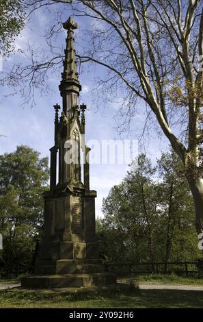 Engelbert-Kaempfer-Denkmal in Lemgo Stockfoto