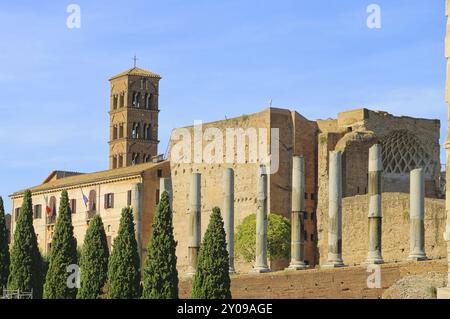 Rom Kirche Santi Giovanni e Paolo, Rom Kirche Santi Giovanni e Paolo 01 Stockfoto