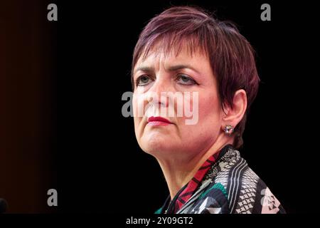 Edinburgh Schottland, Vereinigtes Königreich 1. September 2024. Angela Constance MSP auf der SNP 90. Jahrestagung 2024 im Edinburgh International Conference Centre. Credit sst/alamy Live News Stockfoto