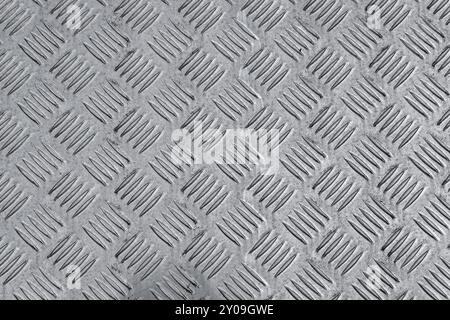 Silber Eisen Platte mit Muster als Hintergrund Stockfoto
