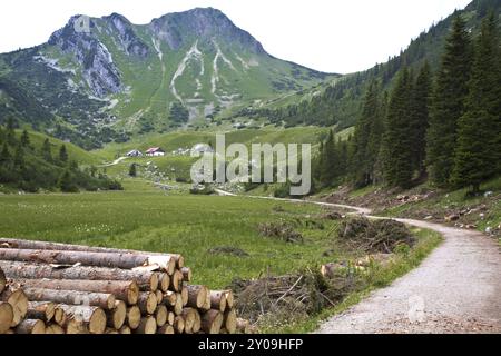 Das Rotwand im Mangfallgebirge (Bayerische Alpen) Stockfoto