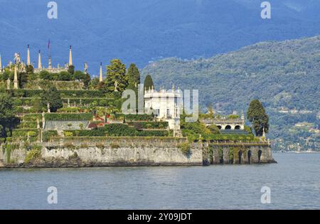 Isola Bella, Borromäische Inseln, Lago Maggiore, Piemont in Italien, Borromäische Inseln, Piemont in Italien Stockfoto