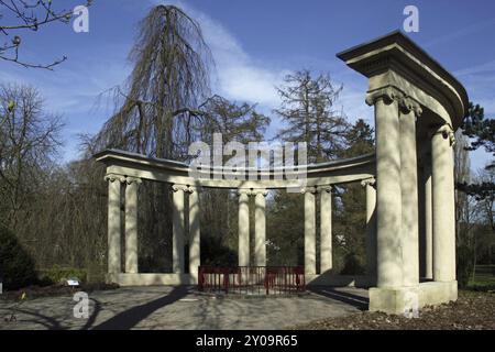 Die Tuffquelle in Bad Eilsen Stockfoto