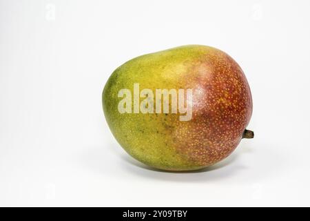 Mango abgeschnitten auf weißem Hintergrund Stockfoto