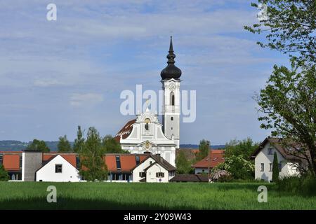 Marienmünster Mariae Himmelfahrt in Diessen Stockfoto