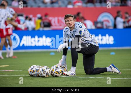 08-31-2024 MLS Chicago Fire FC gegen Inter Miami CF Spiel Soldier Field, Chicago Stockfoto