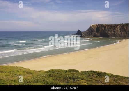 Atlantikstrand Odeceixe, Atlantikstrand Odeceixe Stockfoto