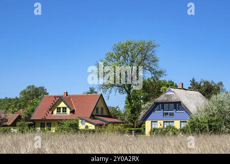 Haus am Fischland-Darss in Wieck Stockfoto