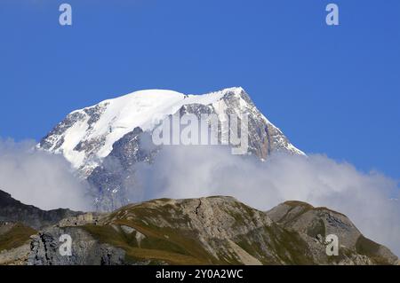 Großer St. Bernard Pass im Herbst. Großer St. Bernard Pass im Herbst Stockfoto