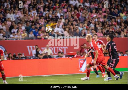 08-31-2024 MLS Chicago Fire FC gegen Inter Miami CF Spiel Soldier Field, Chicago Stockfoto