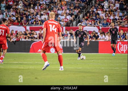 08-31-2024 MLS Chicago Fire FC gegen Inter Miami CF Spiel Soldier Field, Chicago Stockfoto