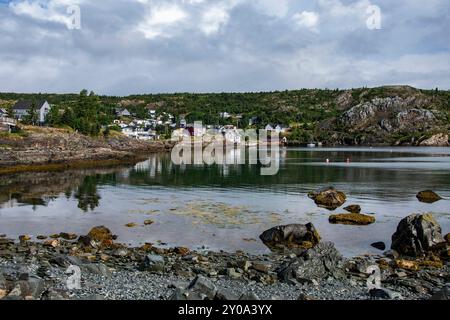 Malerisches Fischerdorf in Brigus, Neufundland & Labrador, Kanada Stockfoto