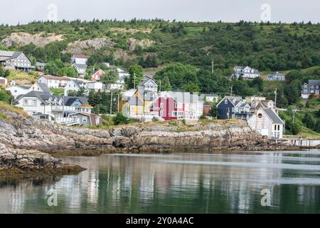 Malerisches Fischerdorf in Brigus, Neufundland & Labrador, Kanada Stockfoto