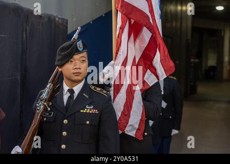 08-31-2024 MLS Chicago Fire FC gegen Inter Miami CF Spiel Soldier Field, Chicago Stockfoto