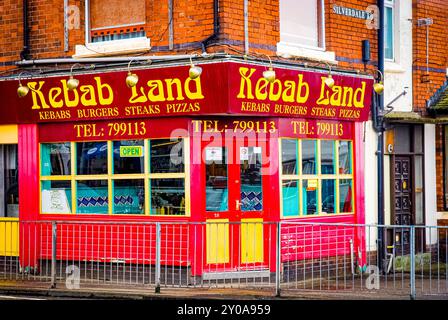 Döner Land in Stoke-on-trent, Großbritannien Stockfoto